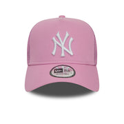 Cappello New Era Trucker NY League Ess. Pink/WHI