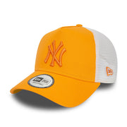 Cappello New Era Trucker NY League Ess. Papaya