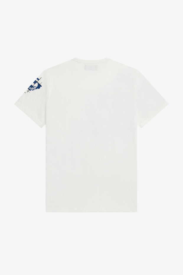 T-shirt Fred Perry Grid Print
