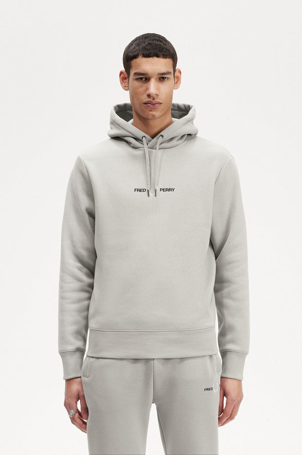 Felpa Fred Perry Embroidered Hooded Sweatshirt