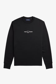 Felpa Fred Perry Embroidered Sweatshirt