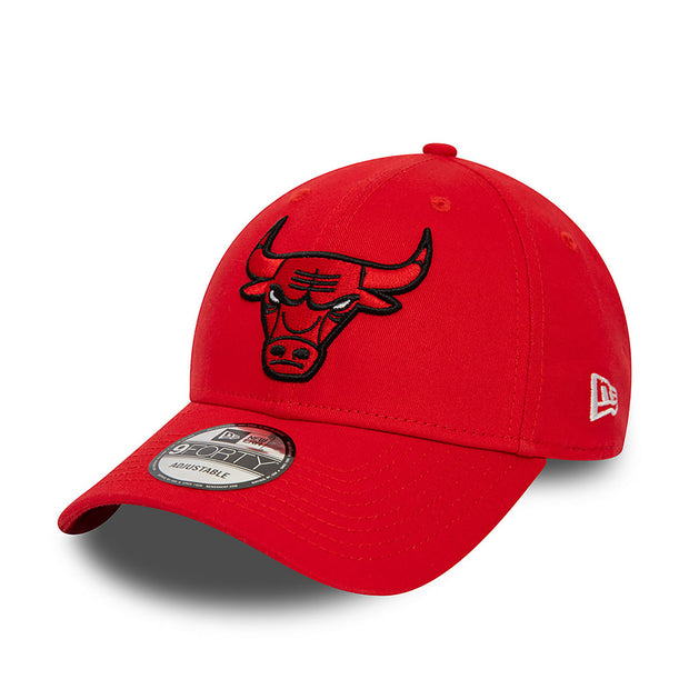 Cappello New Era 940 ChIcago Bulls Side Patch Red