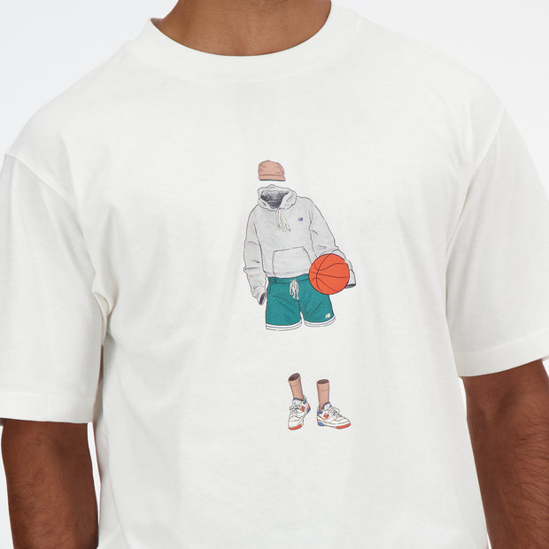 T-shirt New Balance Basketball Style Sea Salt