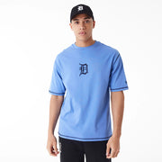T-shirt New Era Oversize Detroit Tigers Azure Blue