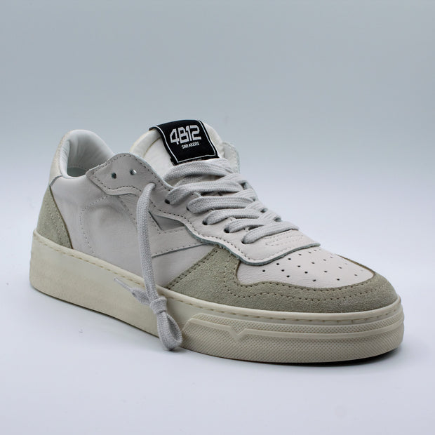 Sneakers 4B12 Hyper Bianco/Bianco Craccato