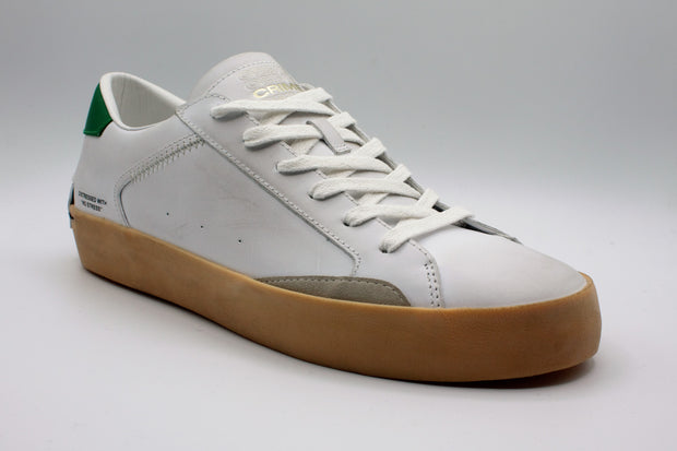 Sneakers Crime London Low Top Distressed White