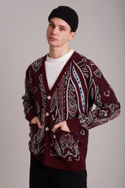 Paisley In The Box Cardigan Sweater