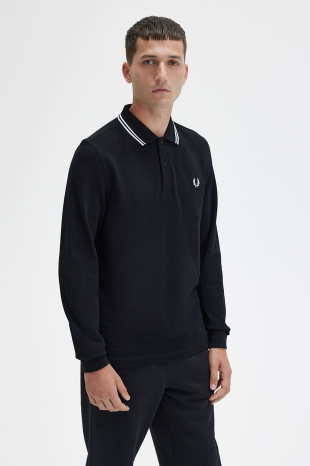 Fred Perry L/S Twin Tipped Polo Shirt