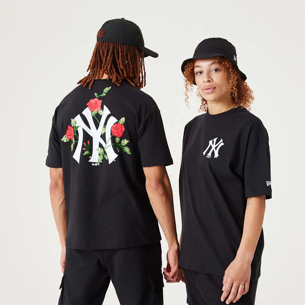 T-shirt New Era MBL Floral Graphic NY Yankees