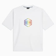 T-shirt Dolly Noire Rainbow Logo Over